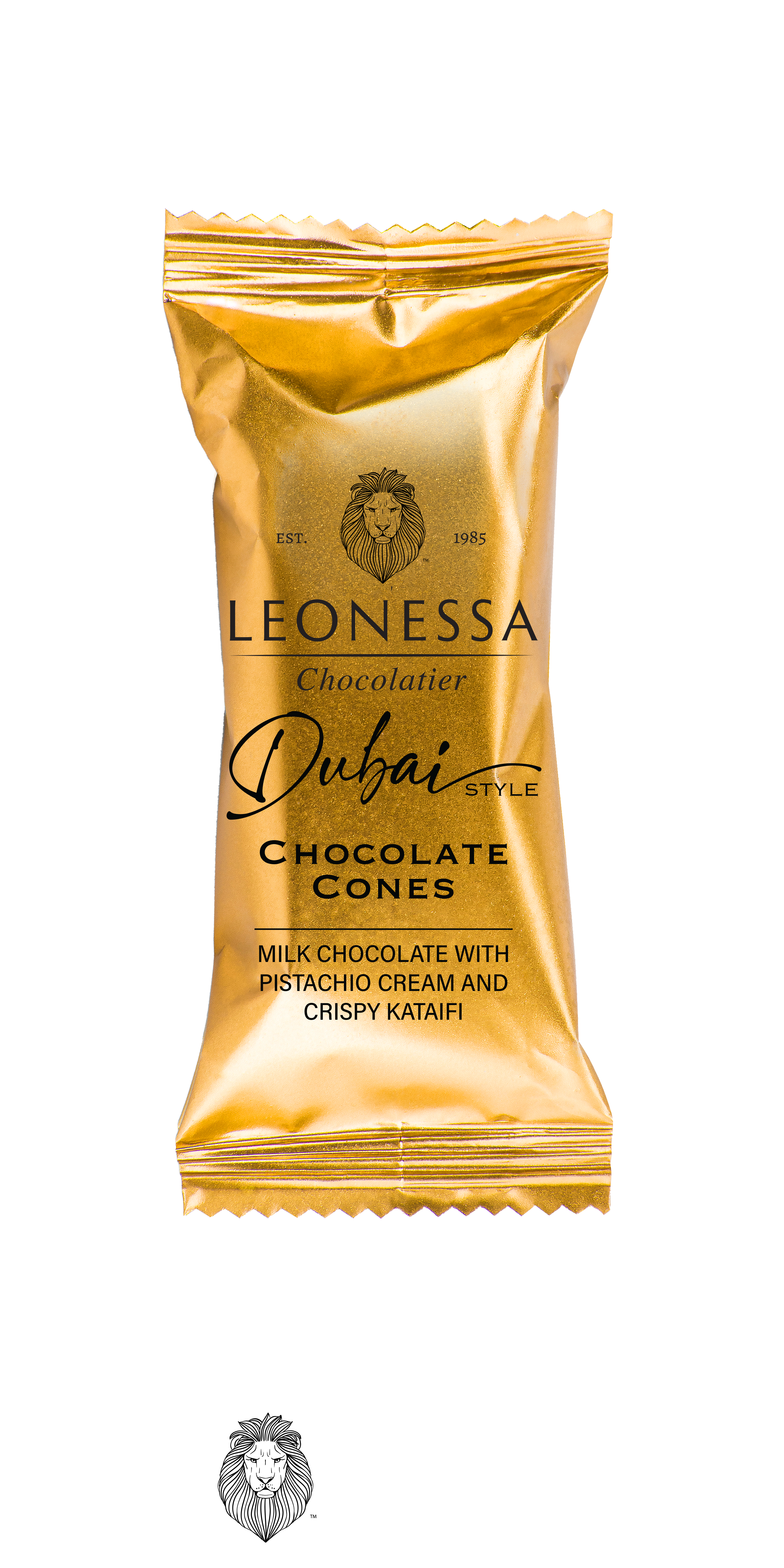 Dubai Chocolate Mini Cones 5 Count Pouch (Pack of 3)